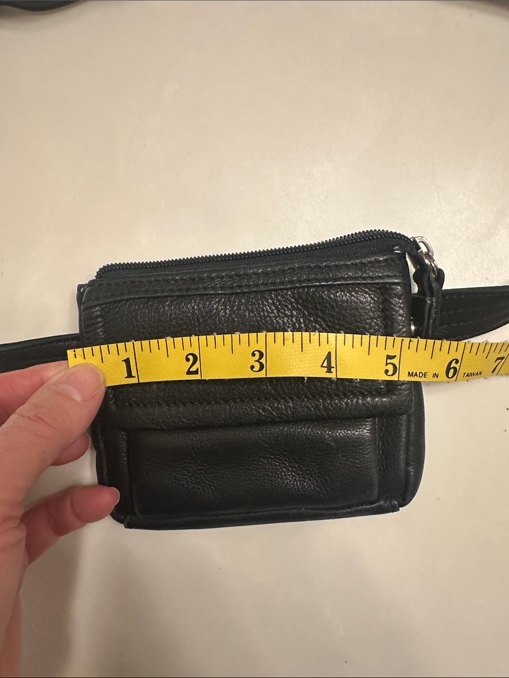 Fossil Black Leather Mini Belt Bag - Picture 6 of 9